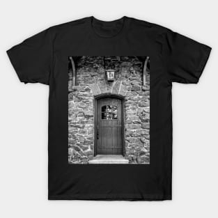 Stout Wooden Door in a Stone Wall T-Shirt